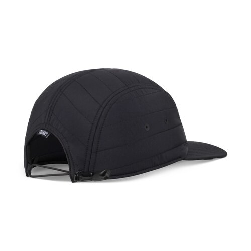 Djinns 5 Panel Flat Cap Puffy Nylon Black