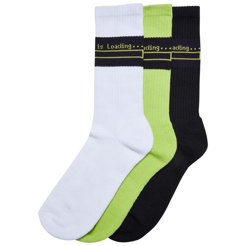 Urban Classics Loading Socks 3-Pack white/black/frozenyellow 43-46