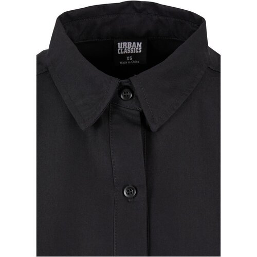 Urban Classics Ladies Oversized Twill Shirt black 4XL