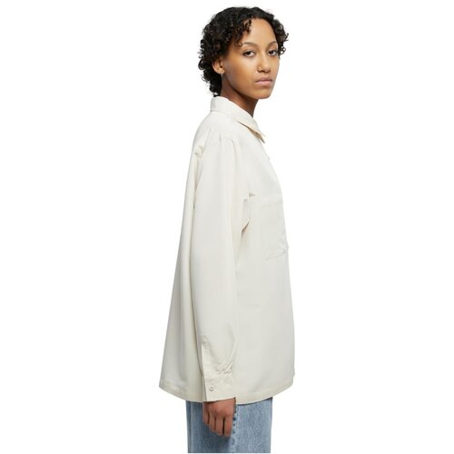 Urban Classics Ladies Oversized Twill Shirt sand XS