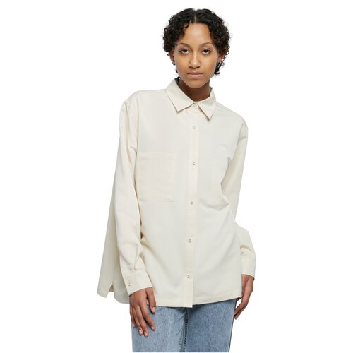 Urban Classics Ladies Oversized Twill Shirt sand XS