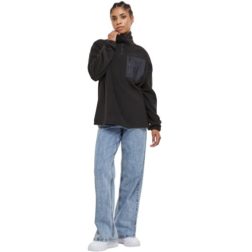 Urban Classics Ladies Polar Fleece Troyer black S