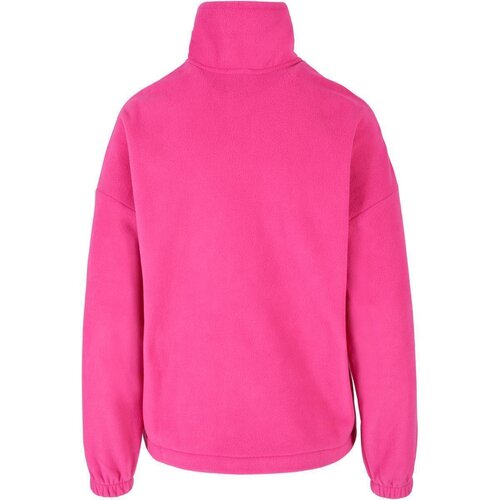 Urban Classics Ladies Polar Fleece Troyer hibiskuspink L