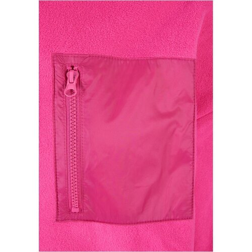 Urban Classics Ladies Polar Fleece Troyer hibiskuspink L