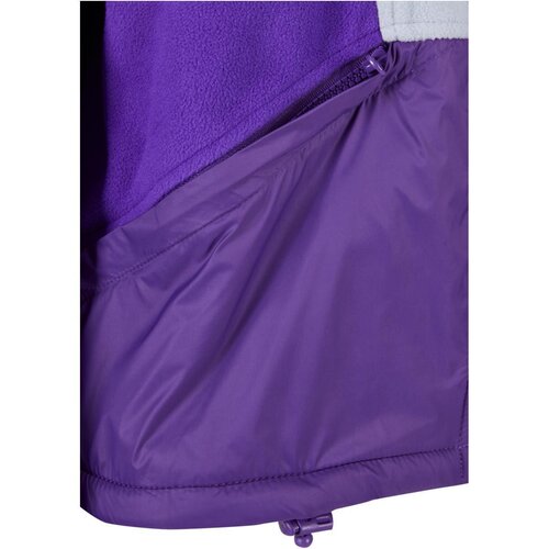 Urban Classics Ladies Polarfleece Track Jacket realviolet/lightasphalt 5XL