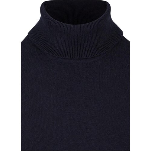 Urban Classics Ladies Knitted Eco Viscose Turtleneck Dress black 5XL