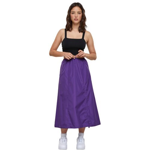 Urban Classics Ladies Ripstop Parachute Midi Skirt realviolet S