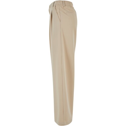 Urban Classics Ladies Ultra Wide Pleat-Front Pants wetsand 29