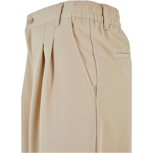 Urban Classics Ladies Ultra Wide Pleat-Front Pants wetsand 29