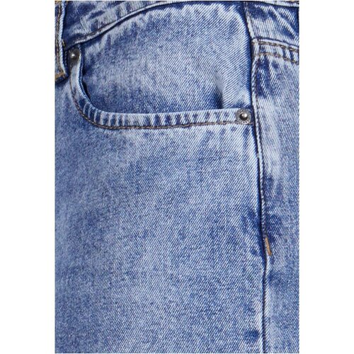 Urban Classics Ladies Mid Waist Wide Denim tinted lightblue washed 27