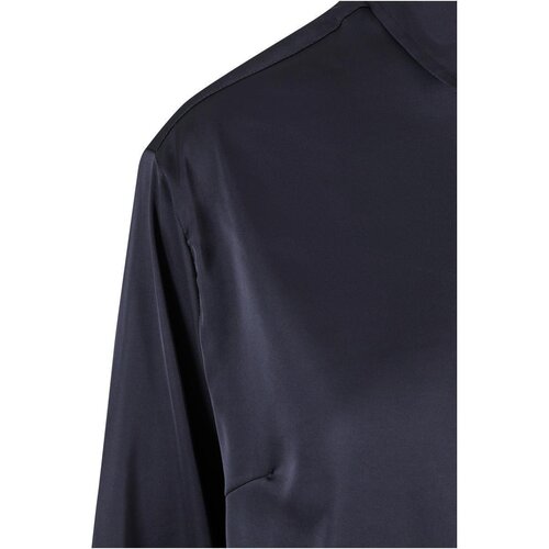 Urban Classics Ladies Satin Shirt black 4XL