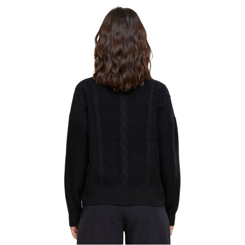 Urban Classics Ladies Cabel Knit Sweater black L