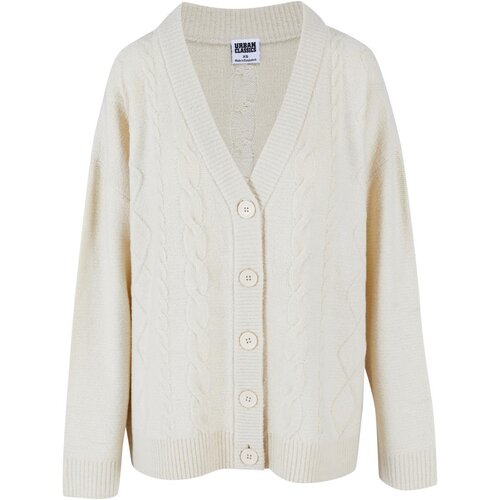 Urban Classics Ladies Cabel Knit Cardigan sand XS