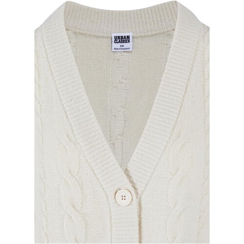 Urban Classics Ladies Cabel Knit Cardigan sand XS