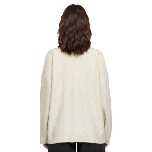 Urban Classics Ladies Cabel Knit Cardigan sand XS