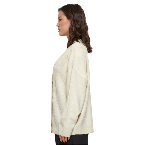 Urban Classics Ladies Cabel Knit Cardigan sand XS