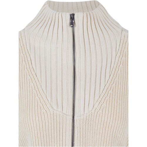 Urban Classics Ladies Knitted Zip Cardigan sand 5XL