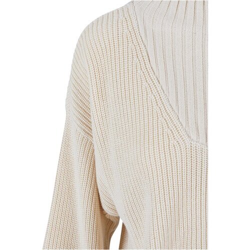 Urban Classics Ladies Knitted Zip Cardigan sand 5XL