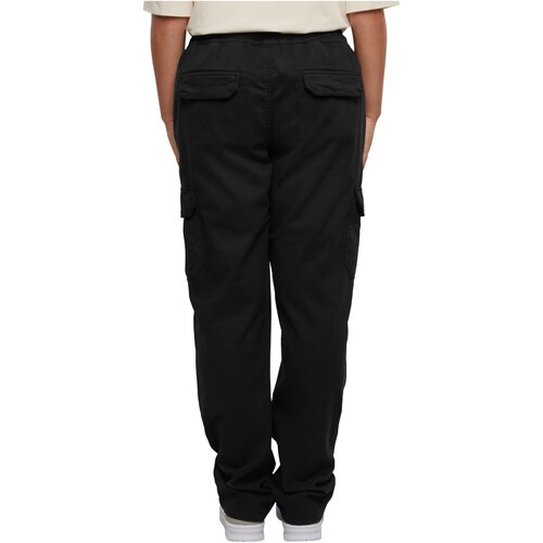 Urban Classics Ladies High Waist Twill Cargo Pants black 4XL