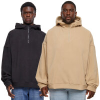 Urban Classics Oversized Polar Fleece Half Zip Hoody