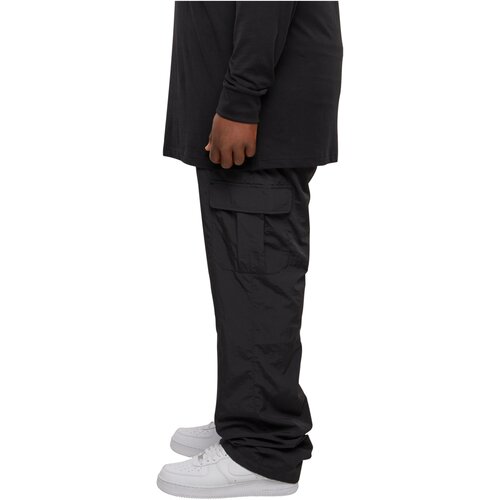 Urban Classics Straight Leg Nylon Cargo Pants black 4XL