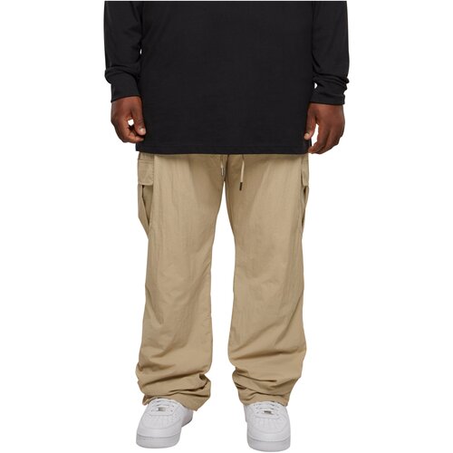 Urban Classics Straight Leg Nylon Cargo Pants concrete XXL