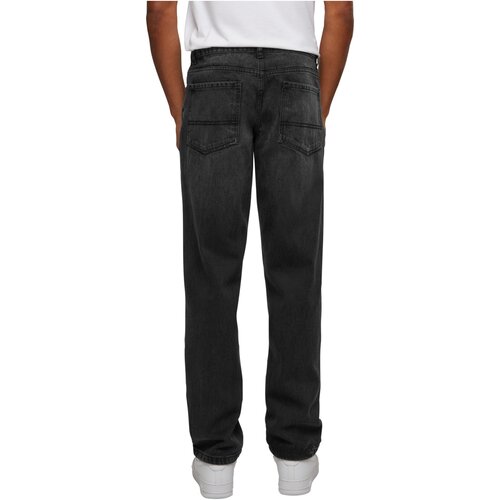 Urban Classics Heavy Ounce Straight Fit Jeans blackwashed 34