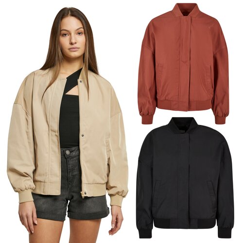 Urban Classics Ladies Recycled Oversized Light Bomber Jacket