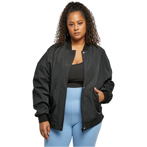 Urban Classics Ladies Recycled Oversized Light Bomber Jacket black 3XL