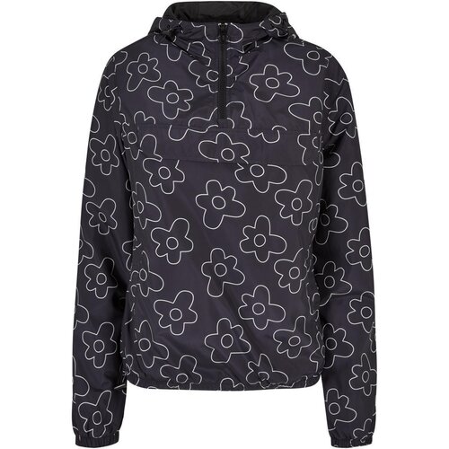 Urban Classics Ladies AOP Pullover Jacket blackflower XS