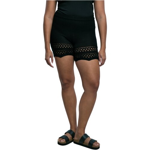 Urban Classics Ladies Crochet Knit Shorts