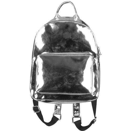 Urban Classics Midi Metallic Backpack silver one size