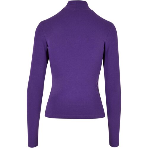 Urban Classics Ladies Cut-Out Turtleneck Longsleeve realviolet 4XL