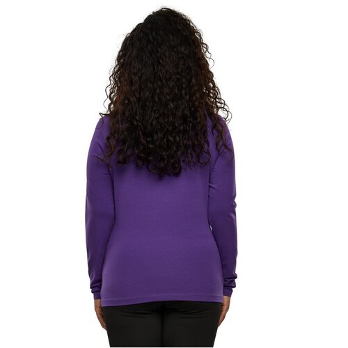 Urban Classics Ladies Cut-Out Turtleneck Longsleeve realviolet 4XL