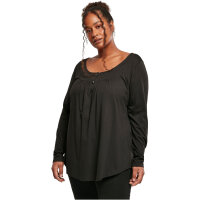 Urban Classics Ladies Viscose Button Up Longsleeve