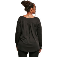 Urban Classics Ladies Viscose Button Up Longsleeve