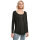 Urban Classics Ladies Viscose Button Up Longsleeve black XS