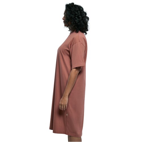 Urban Classics Ladies Organic Long Oversized Tee Dress terracotta XXL