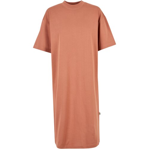 Urban Classics Ladies Organic Long Oversized Tee Dress terracotta XXL