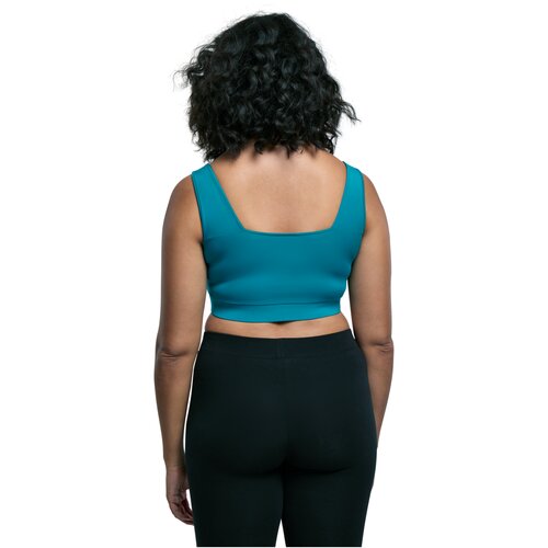 Urban Classics Ladies Recycled Squared Sports Bra watergreen XXL