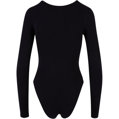 Urban Classics Ladies Stretch Jersey Longsleeve Body black 3XL