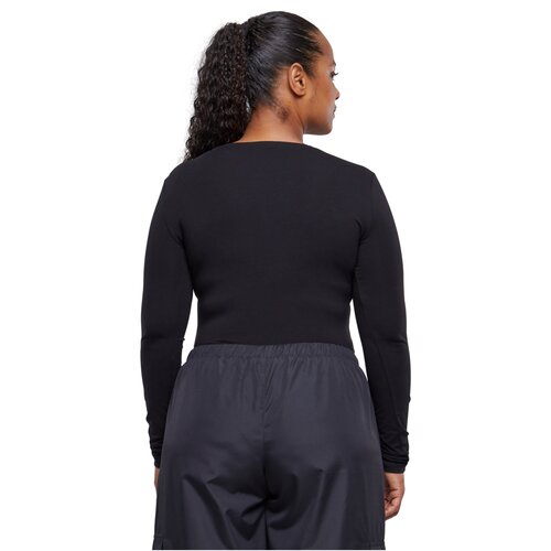 Urban Classics Ladies Stretch Jersey Longsleeve Body black 3XL