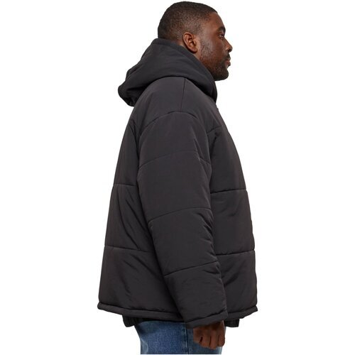 Urban Classics Hooded Block Puffer Jacket black 3XL