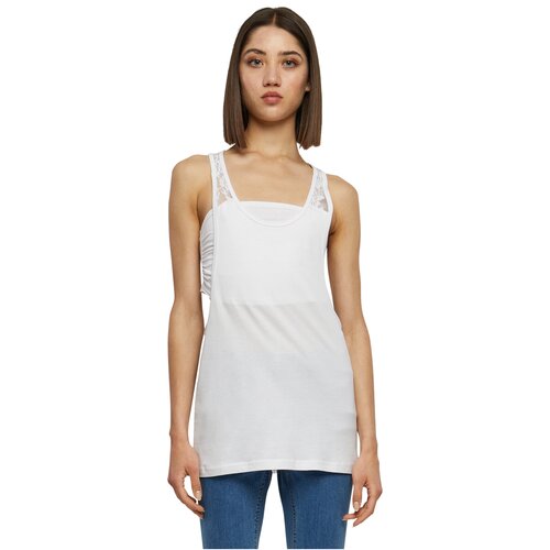 Urban Classics Ladies Flower Laces Loose Tank