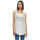 Urban Classics Ladies Long Leo Print Loose Tank wht/blk XS