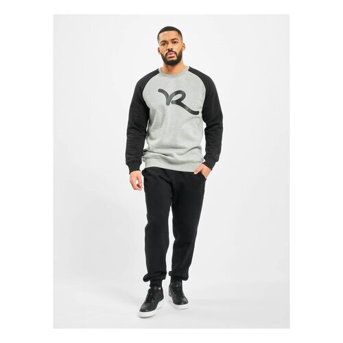 Rocawear Logo Crewneck grey melange/black 3XL