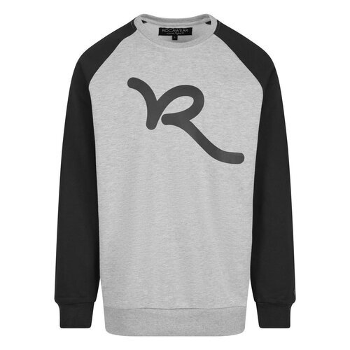 Rocawear Logo Crewneck grey melange/black 3XL