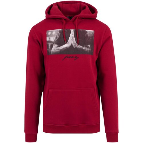 Mister Tee Pray Hoody ruby XS