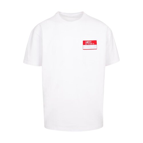 Mister Tee Hey! My Name Is Oversize Tee white XXL