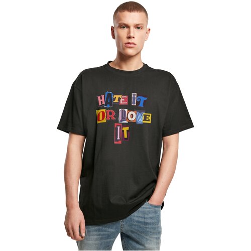 Mister Tee Hate it or Love it Oversize Tee black 3XL